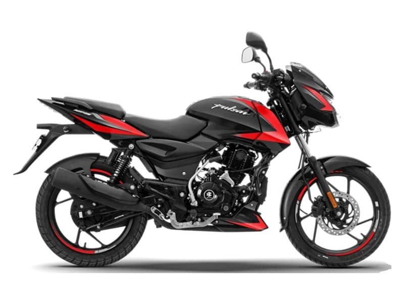 Pulsar 125 Carbon Fibre Split Seat LED Black Race Red