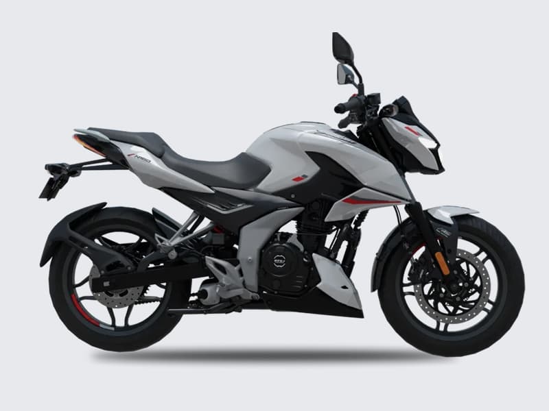 Pulsar N160 Dual Channel ABS Pearl Metallic White