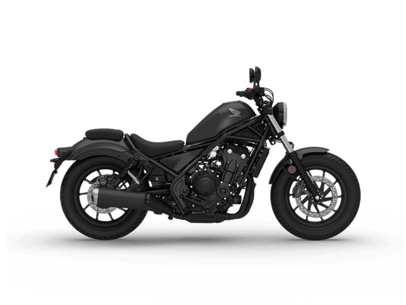 Rebel 500 STD Matte Black Metallic