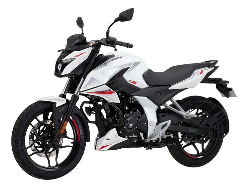 Pulsar N160 Twin Disc Pearl Metallic White & Silver