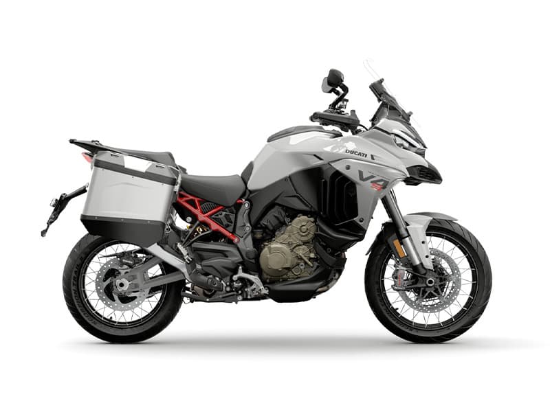 Multistrada V4 S Alloy Wheel Iceberg White