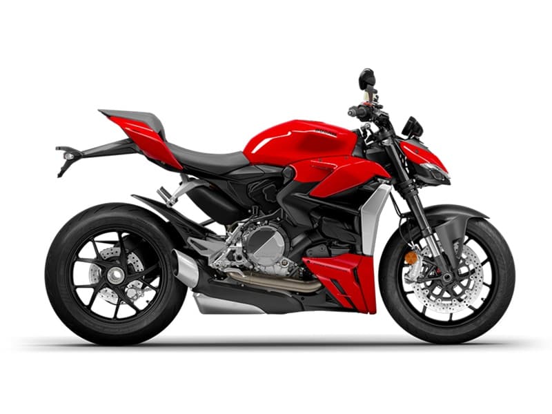 Streetfighter V2 Ducati Red with Black Wheels