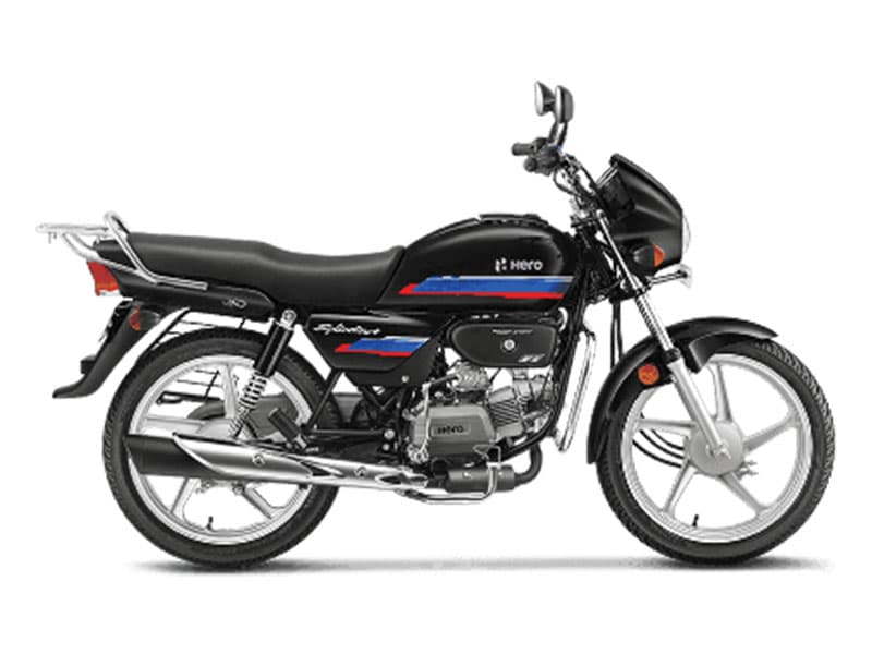 Splendor Plus Drum Brake OBD2B Black Red Purple