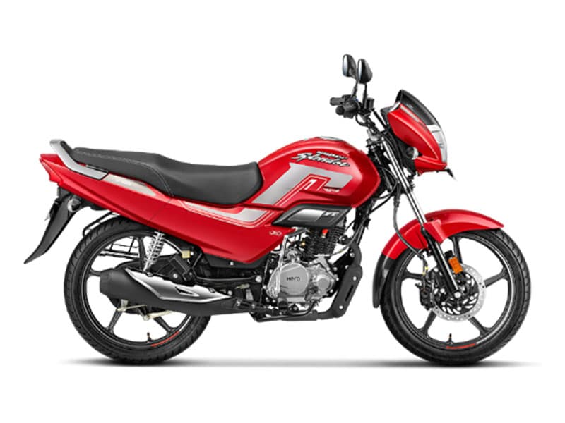 Super Splendor Xtec Drum Brakes OBD2B Candy Blazing Red