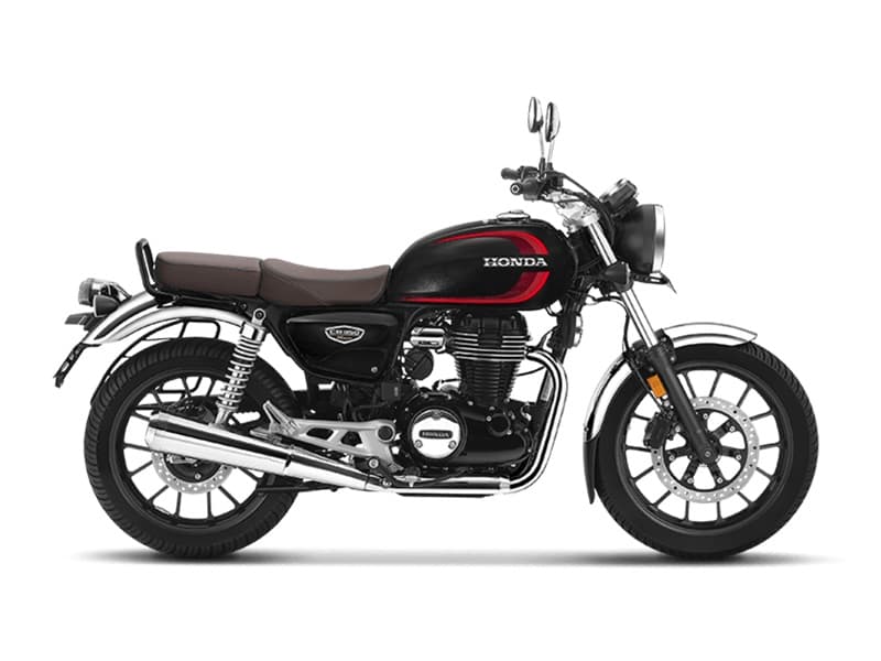 Hness CB 350 DLX Pro Chrome Pearl Igneous Black