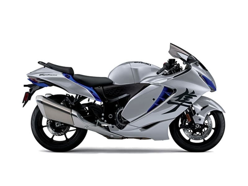 Hayabusa STD Metallic Mystic Silver / Pearl Vigor Blue