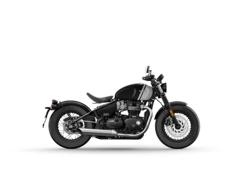 Bonneville Bobber Jet Black / Ash Gray