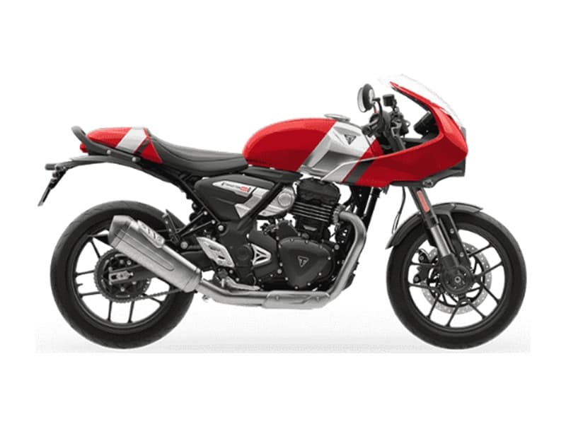 Thruxton 400 Lava Red Gloss / Aluminium Silver