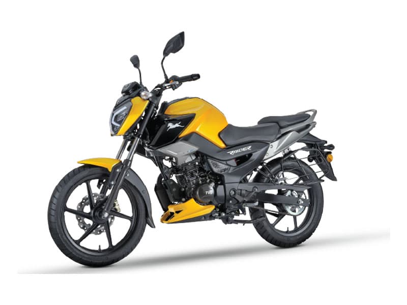 Raider 125 Split Seat Fiery Yellow