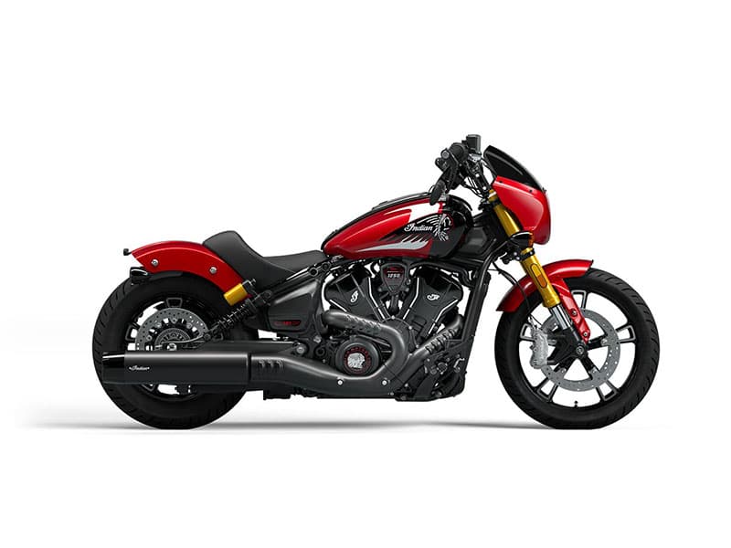 101 Scout Sunset Red Metallic with Graphics