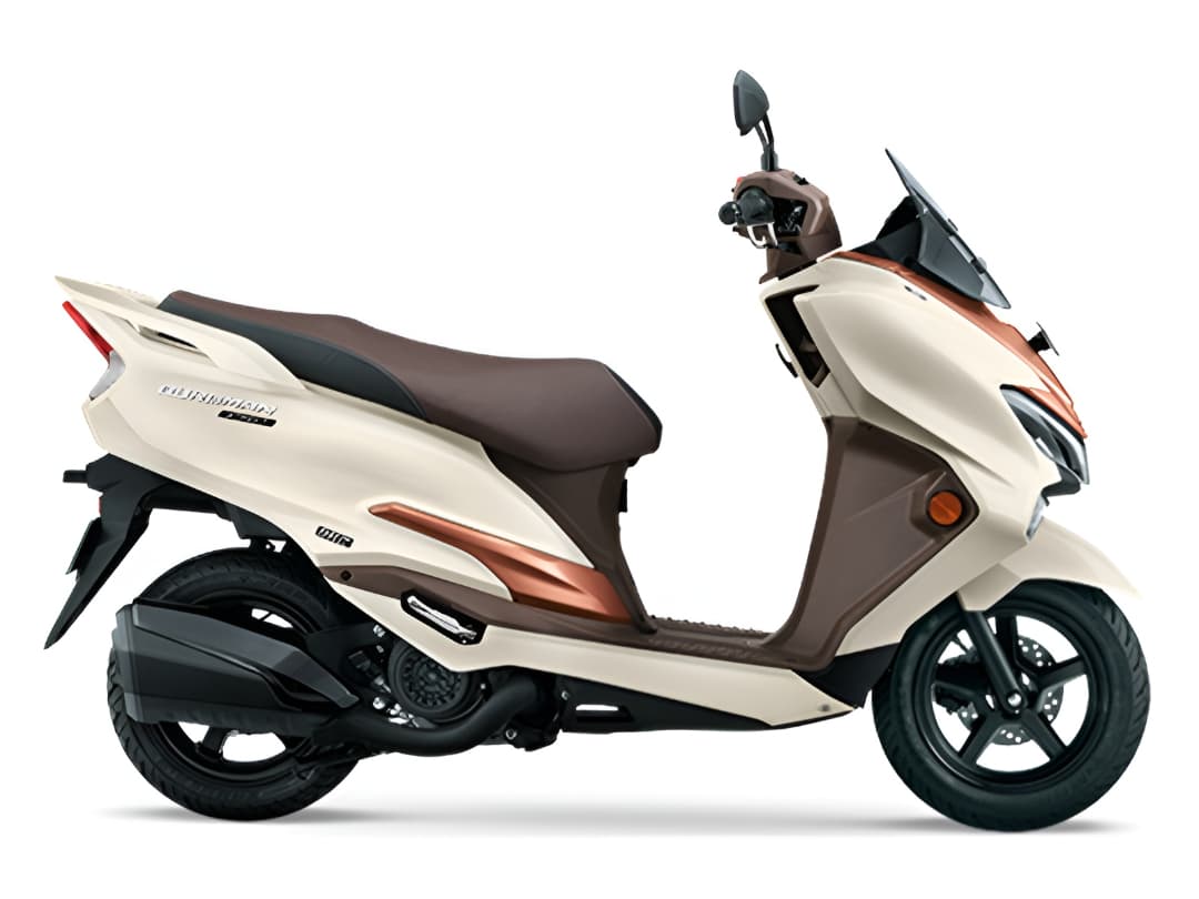 Burgman Street Ride Connect TFT Edition Pearl Grace White / Metallic Mat Luxe Copper