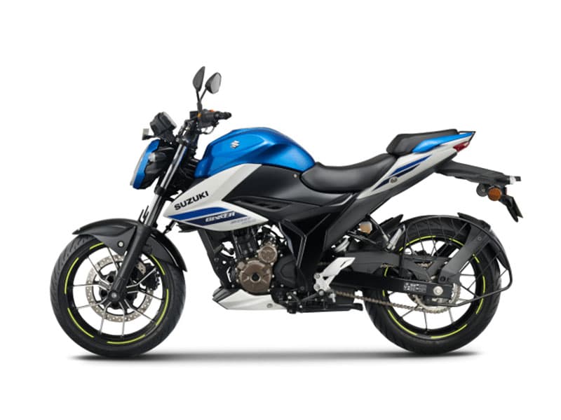 Gixxer 250 OBD-2B Metallic Triton Blue / Pearl Glacier White