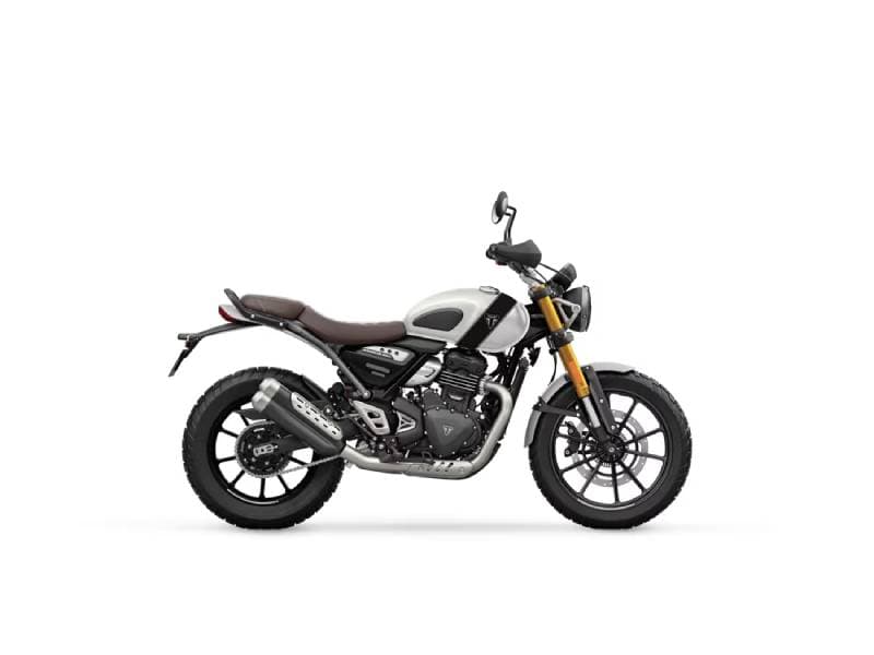 Scrambler 400 X Pearl Metallic White / Phantom Black